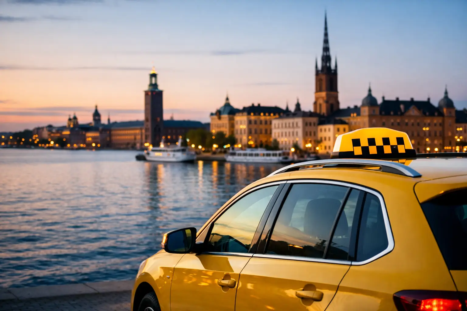 24-Hour Taxi in Stockholm - TaxiTime Service