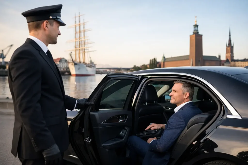 Bil med chaufför Göteborg Stockholm - res bekvämt