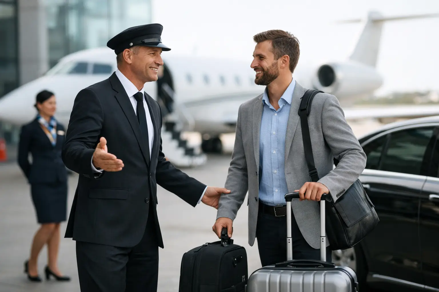 Comprehensive airport assistance med TAXITIME