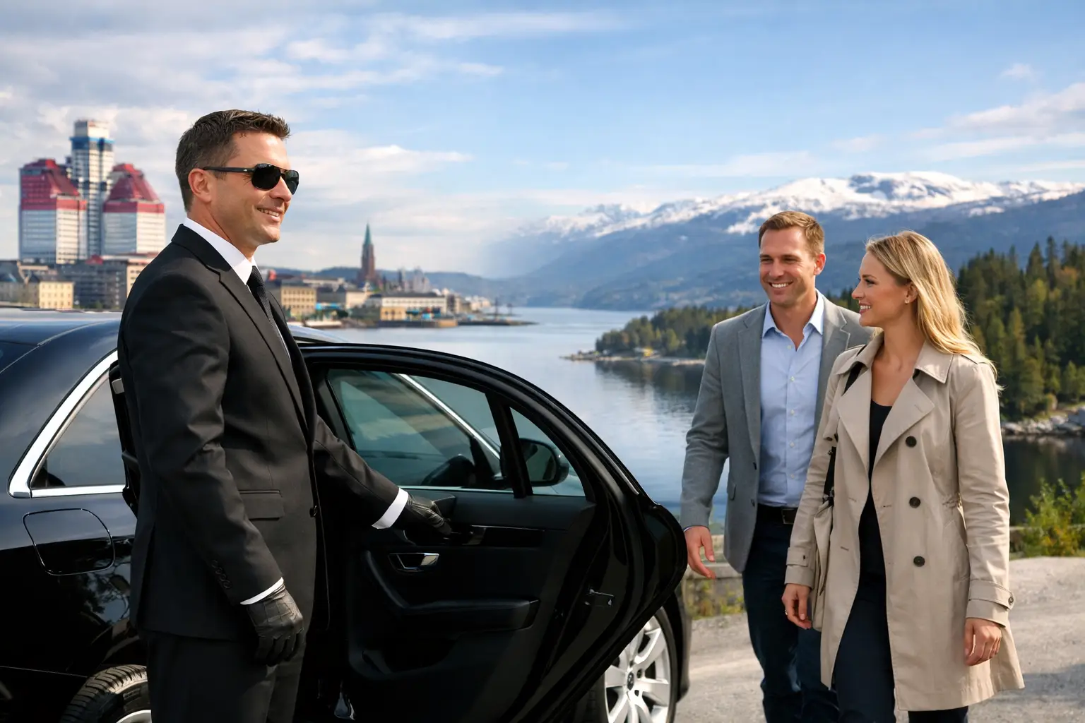 Privat transfer från Göteborg till Oslo med chaufför