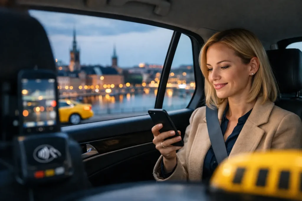TIME Sweden Taxi App för trygga resor