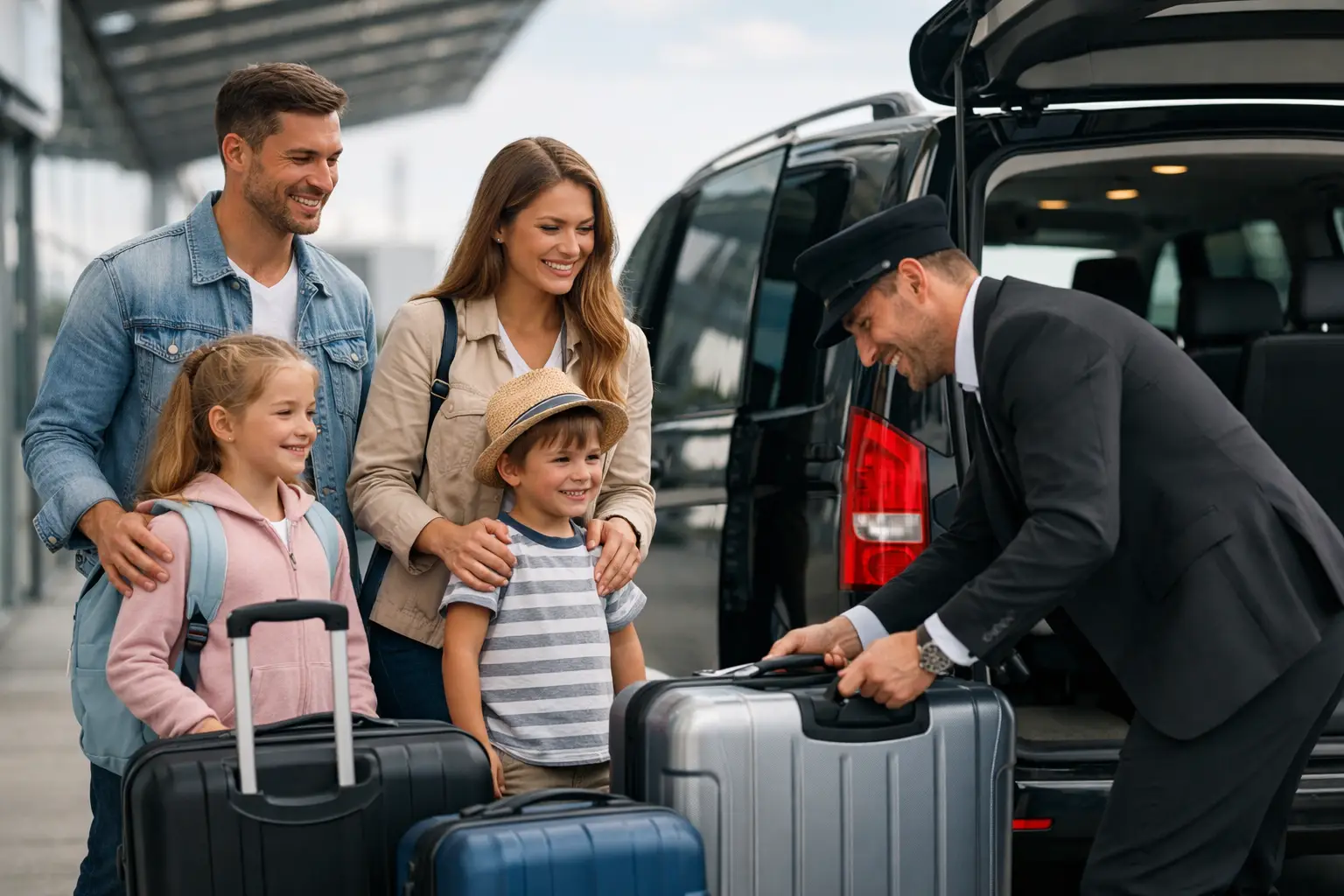 Bästa funktioner för familjens flygplatstransfer