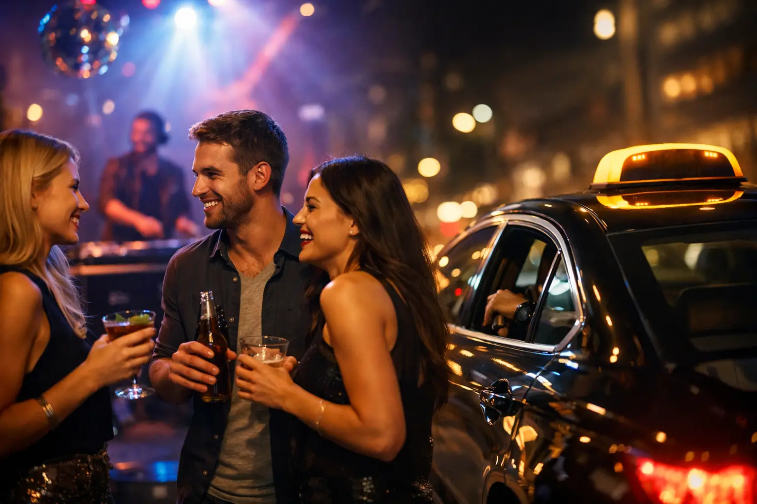 Clubs, pubs, parties och after work med TAXI