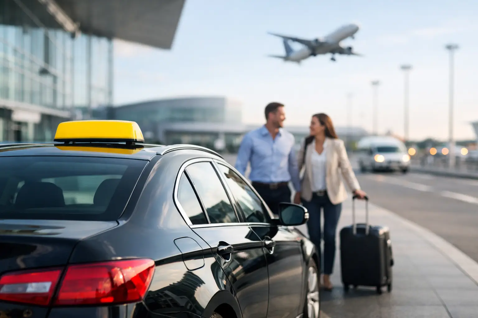 Fast pris för flygplatstaxi utan överraskningar