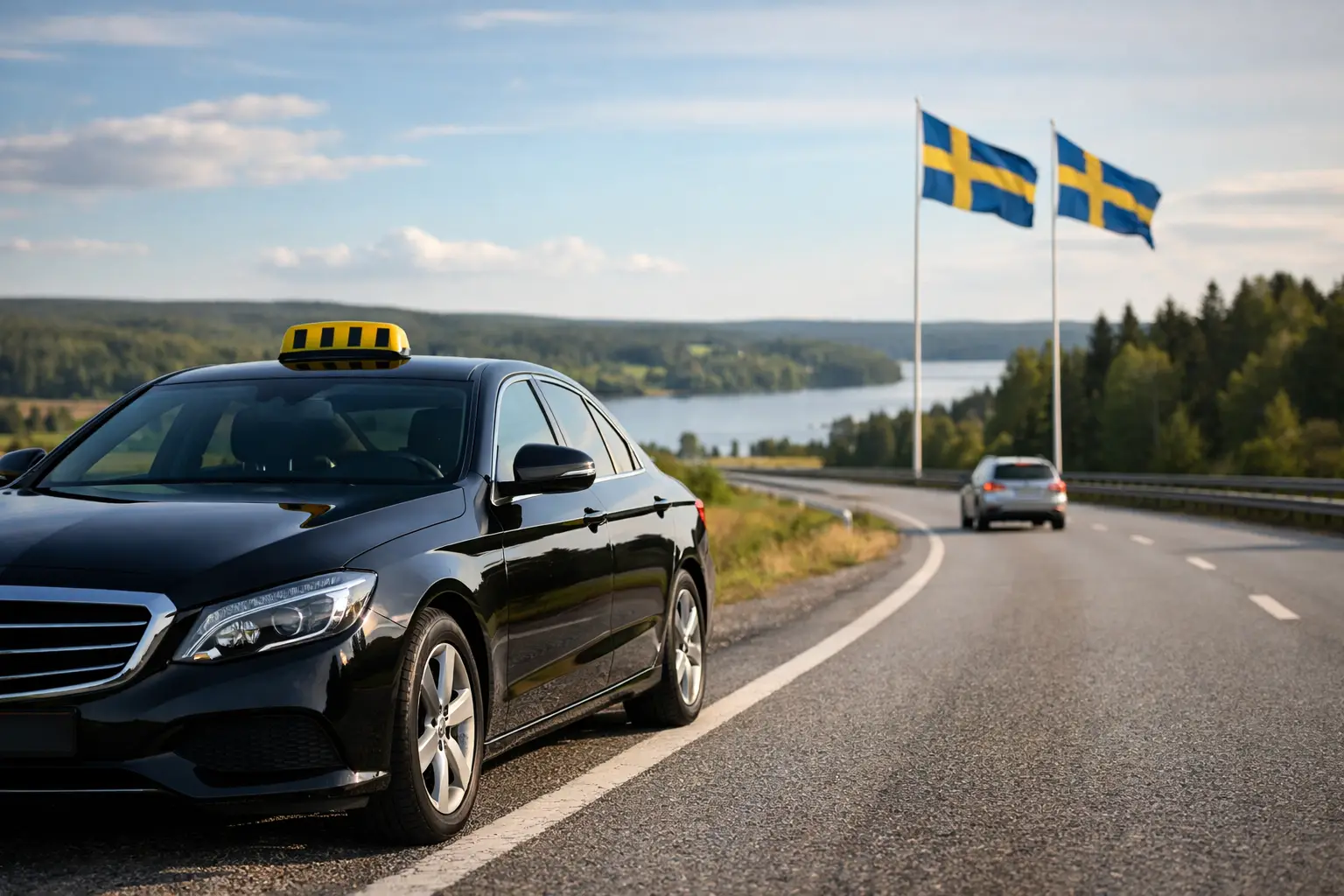 Långdistans taxi i Sverige med fast pris