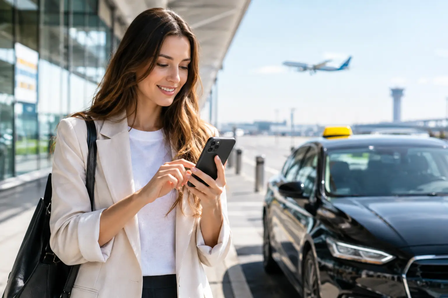 Ladda ned TAXITIME-appen för flygplatsresor