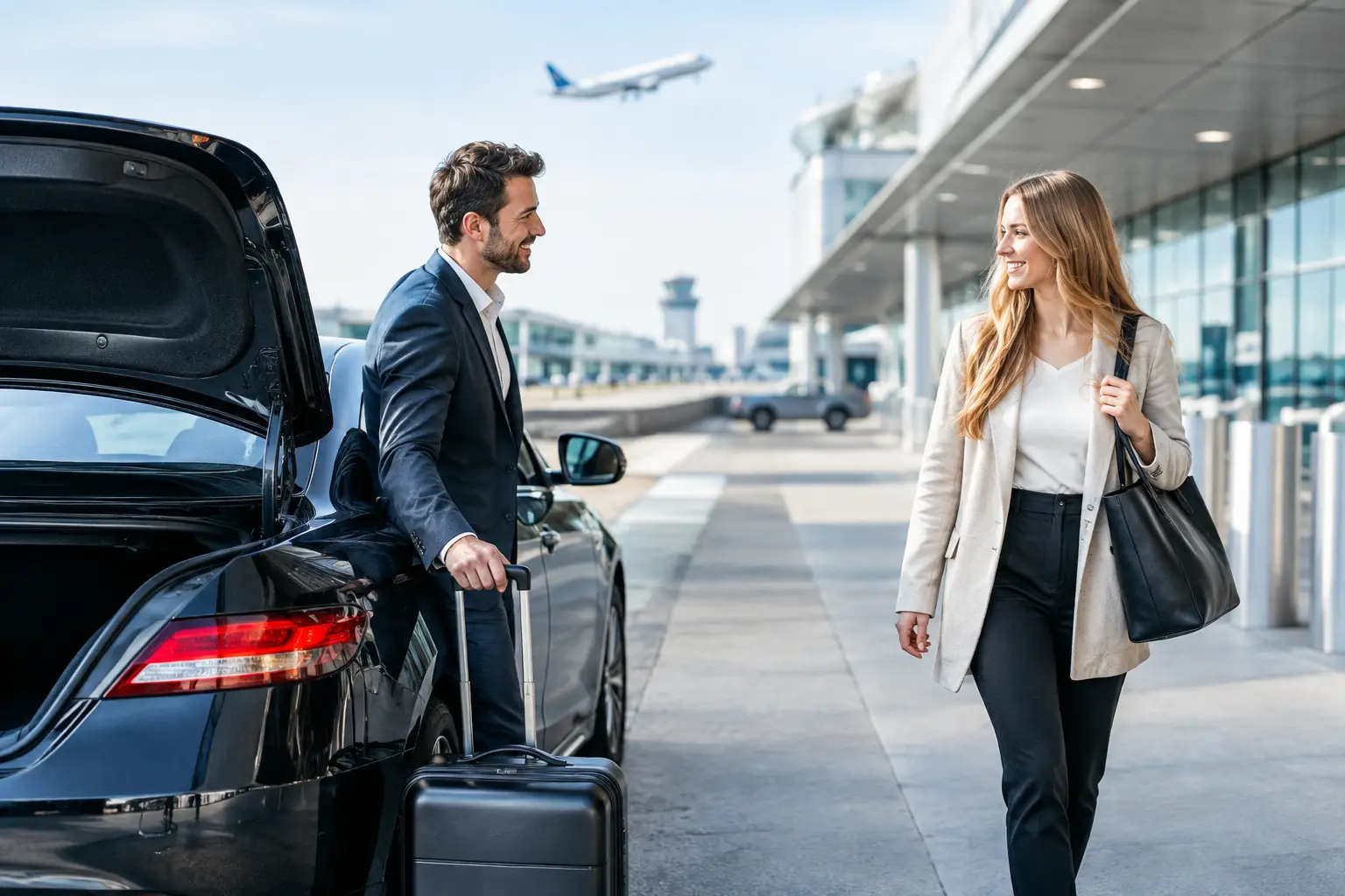 Taxi till flygplatsen utan stress eller överraskningar