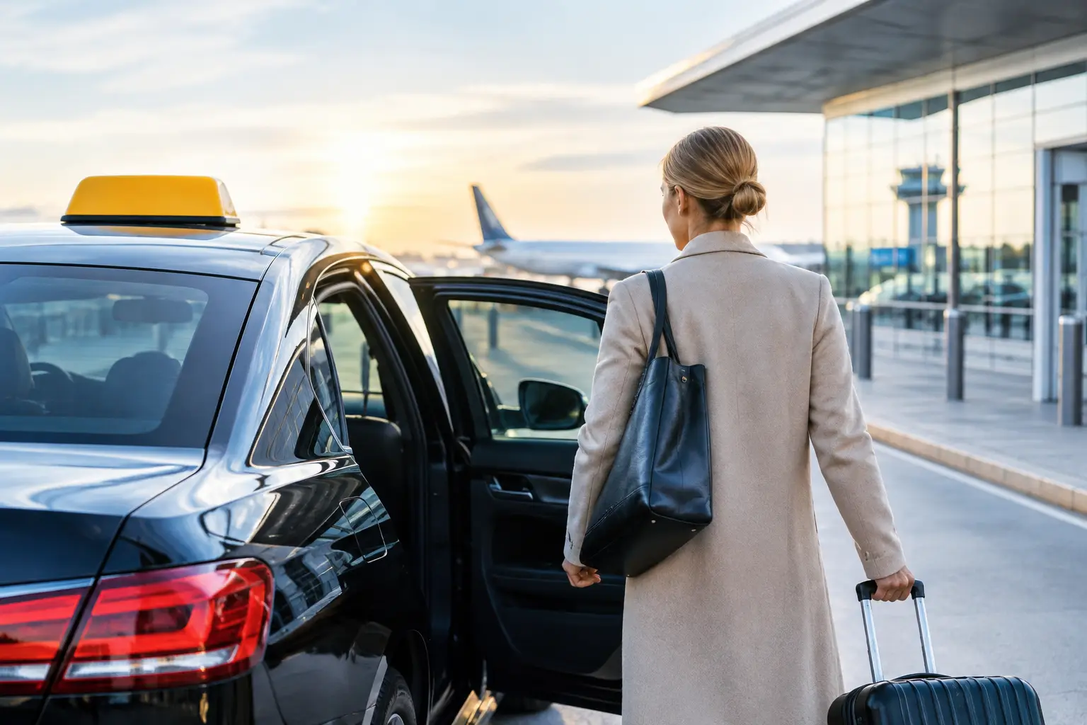 Taxi Floda till flygplatsen med fast pris