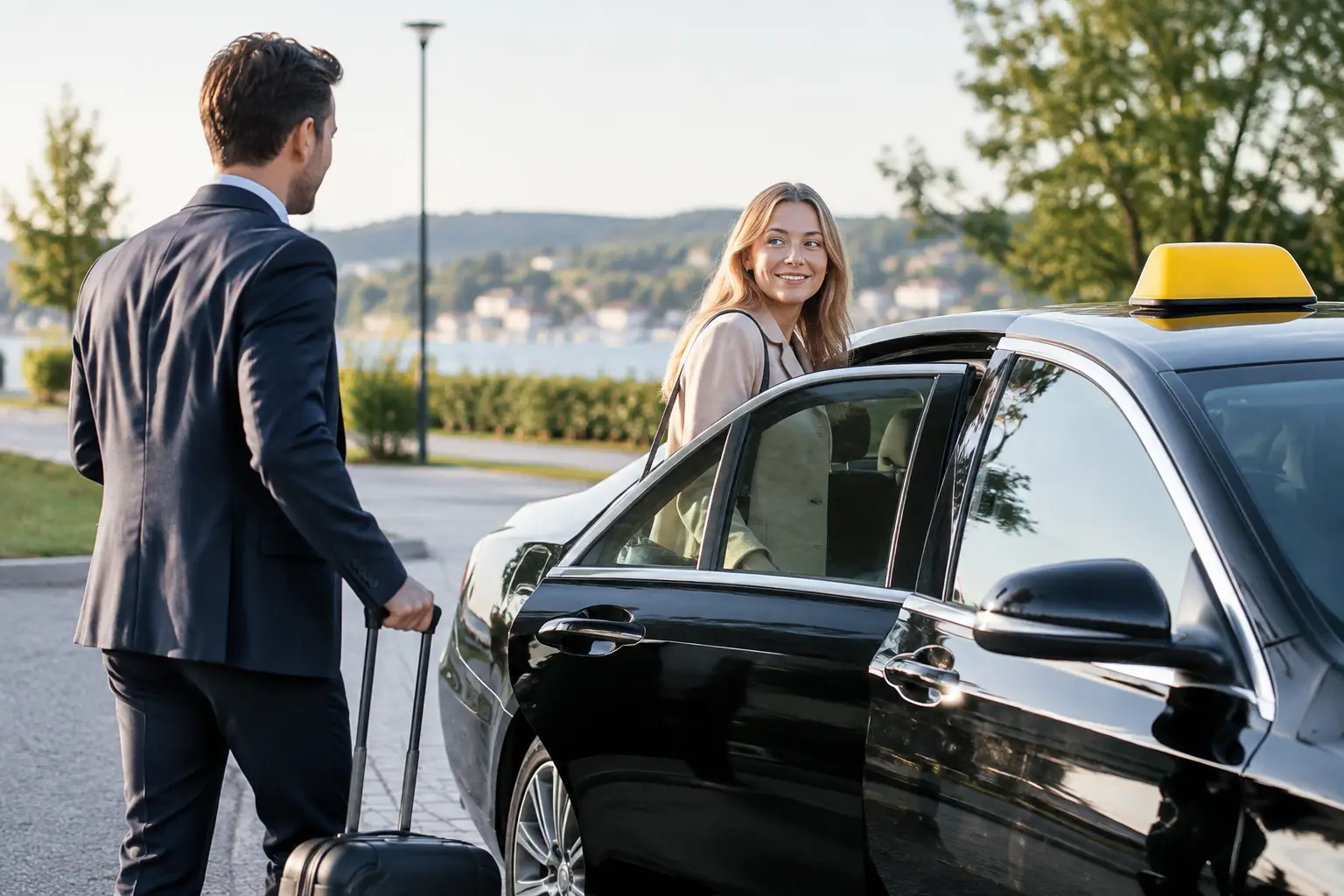 Taxi Lindome med fast pris och trygg hämtning
